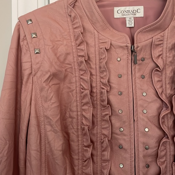 NWOT Vegan leather jacket - Picture 2 of 13